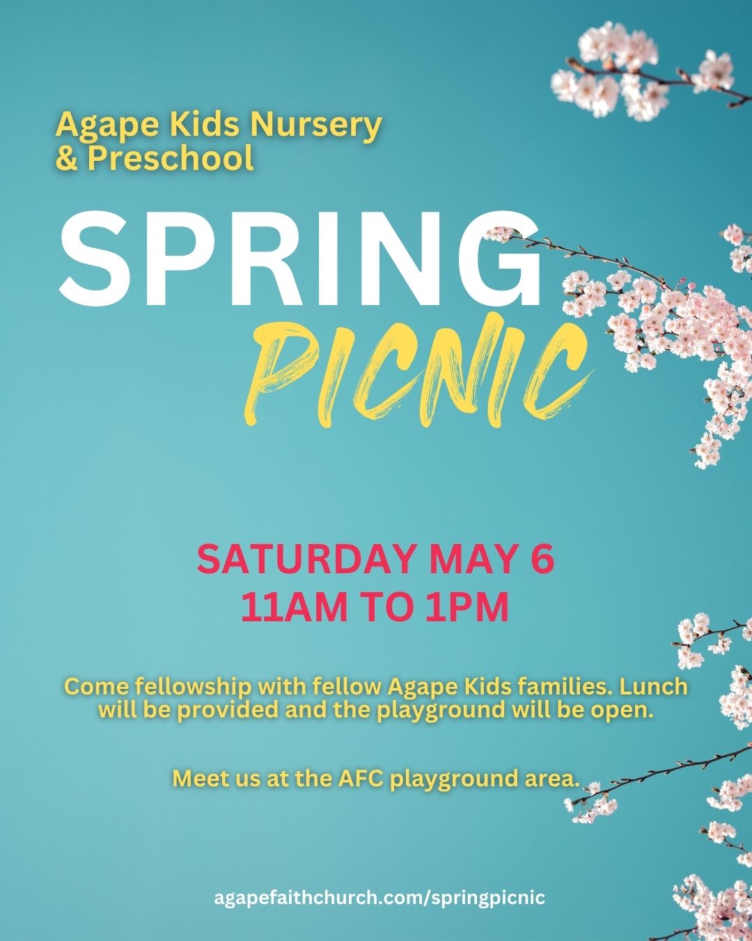 Featured image for Agape Kids Spring Picnic