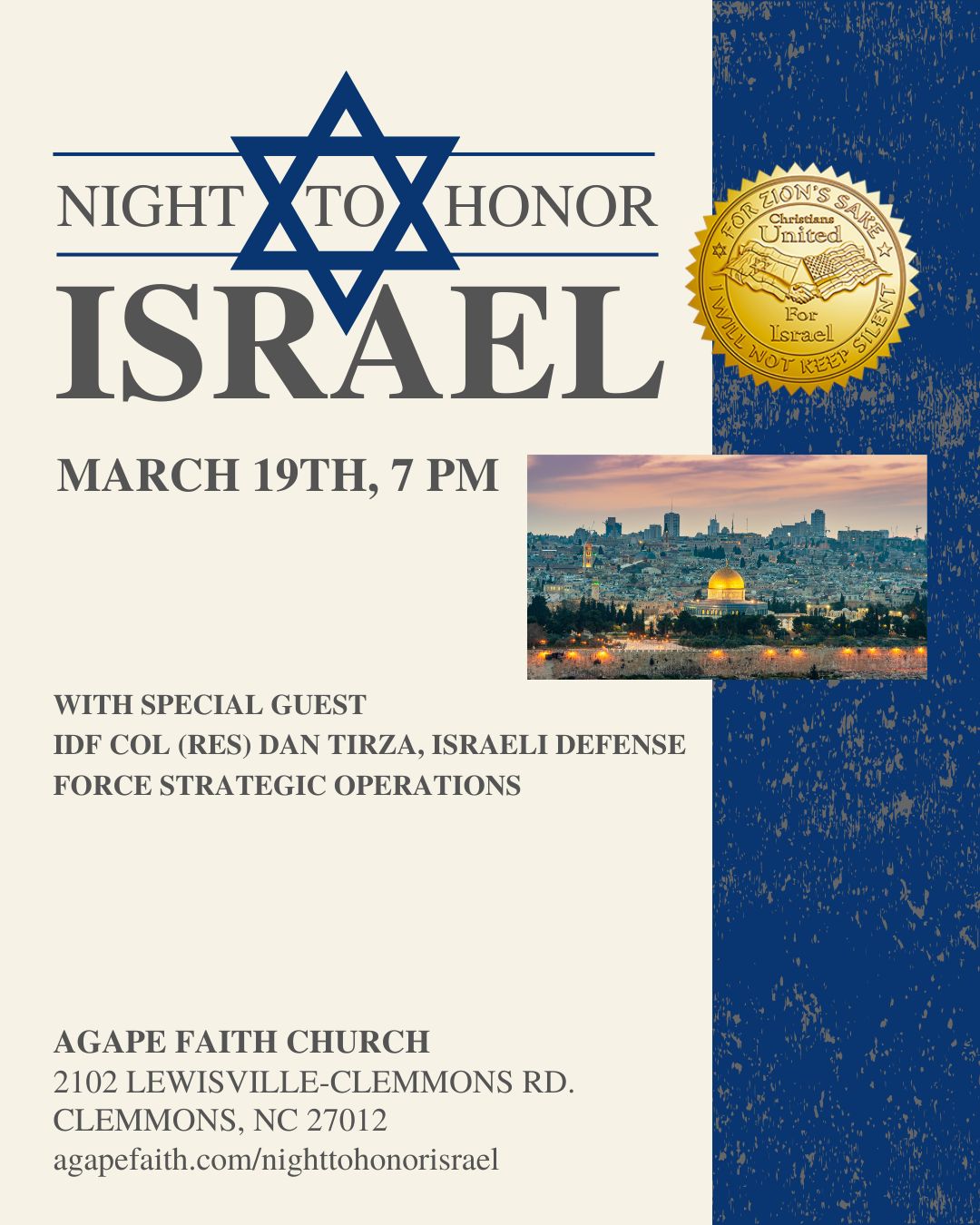 Featured image for A Night To Honor Israel
