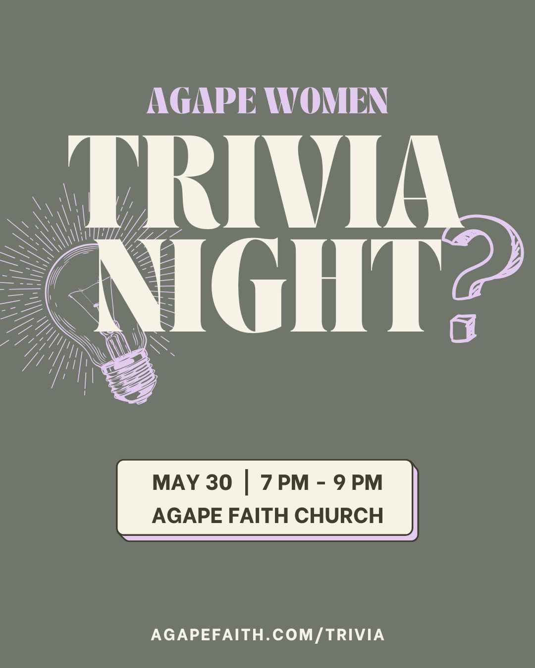 Featured image for Women’s Trivia Night